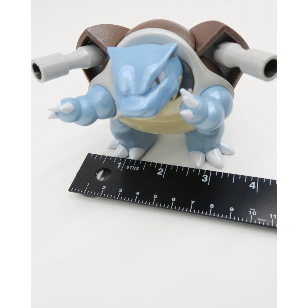 Pokemon Blastoise Action Figure Blue Pearlescent 3 Inch Articulated Cannons 2018